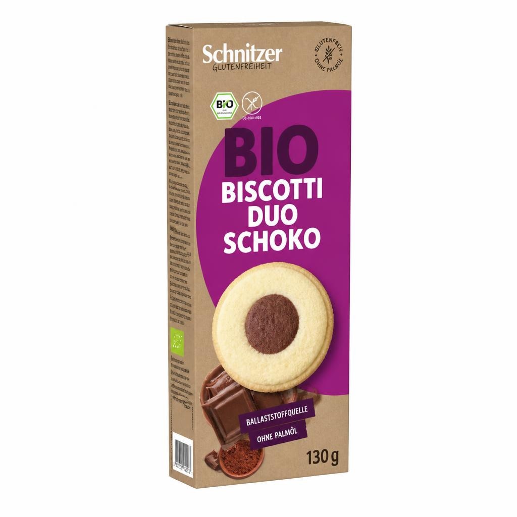 Schnitzer bio piškoti s kakavovim nadevom brez glutena 130 g Akcija v trgovini Dm