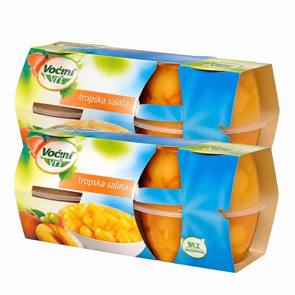 Kompot 4x 120 g Akcija v trgovini E.Leclerc