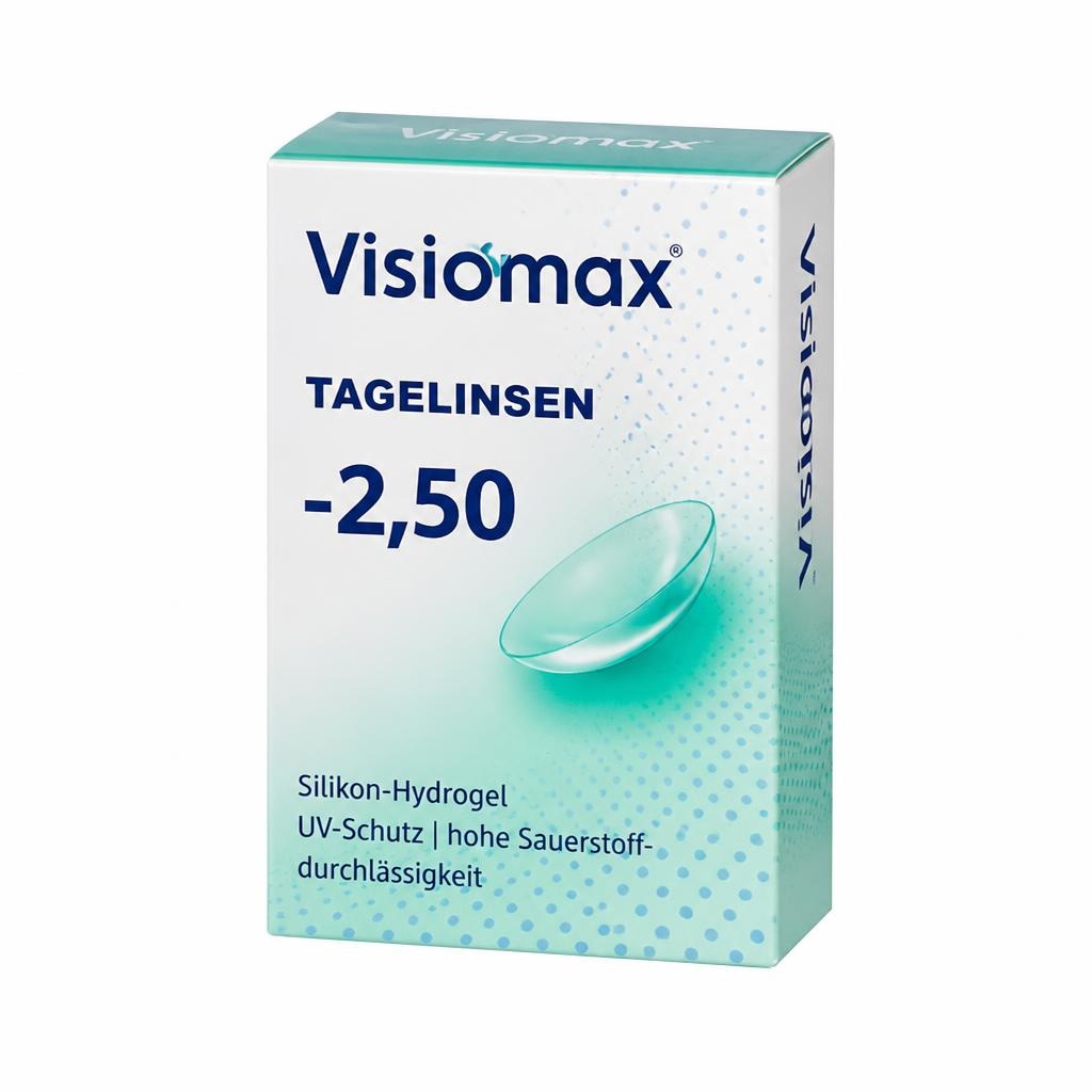 Visiomax silikonsko-hidrogelne dnevne leče 6 kosov Akcija v trgovini Dm