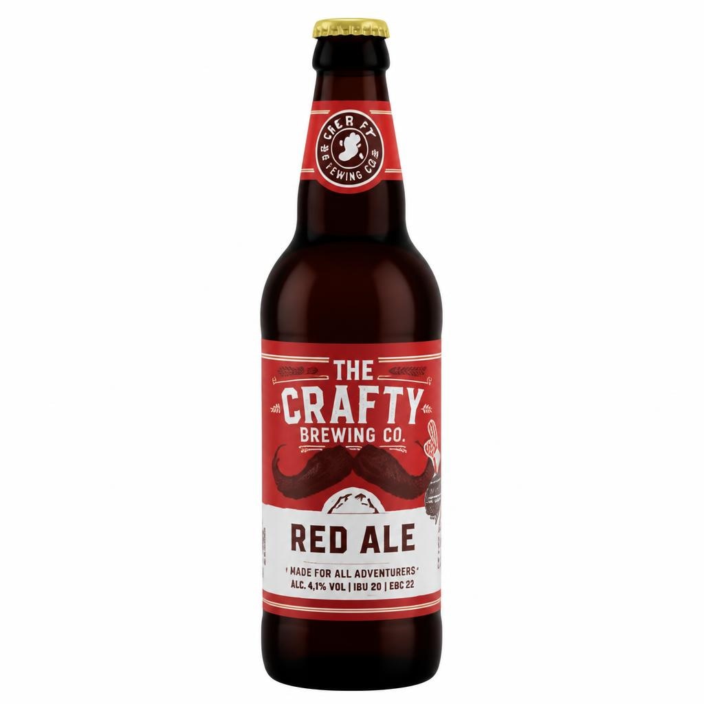 THE CRAFTY BREWING COMPANY Craft pivo „Red Ale“ 0,5 l - Akcija v trgovini Lidl