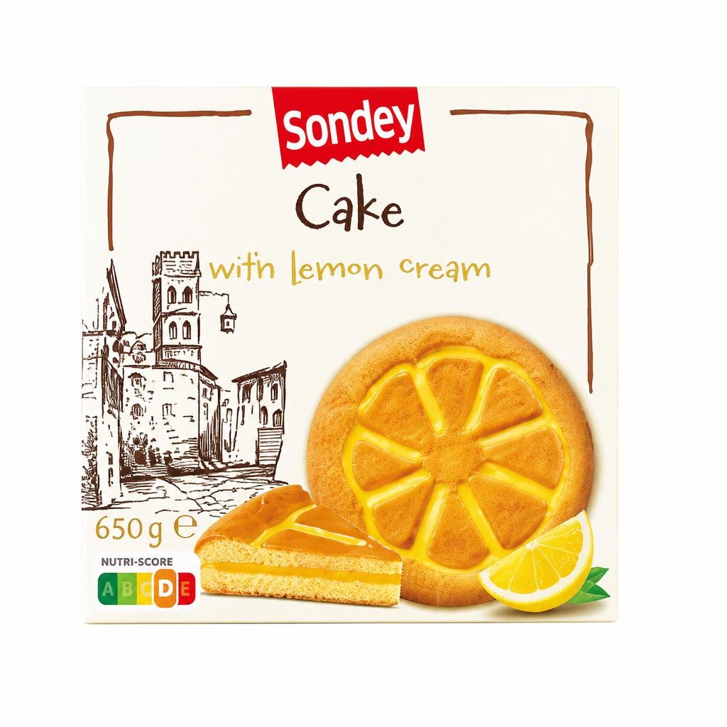 Sondey Kolač z limonino kremo 650 g - Akcija v trgovini Lidl