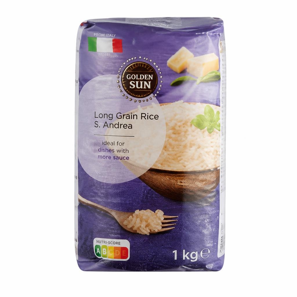 Golden Sun San Andrea riž 1 kg Akcija v trgovini Lidl