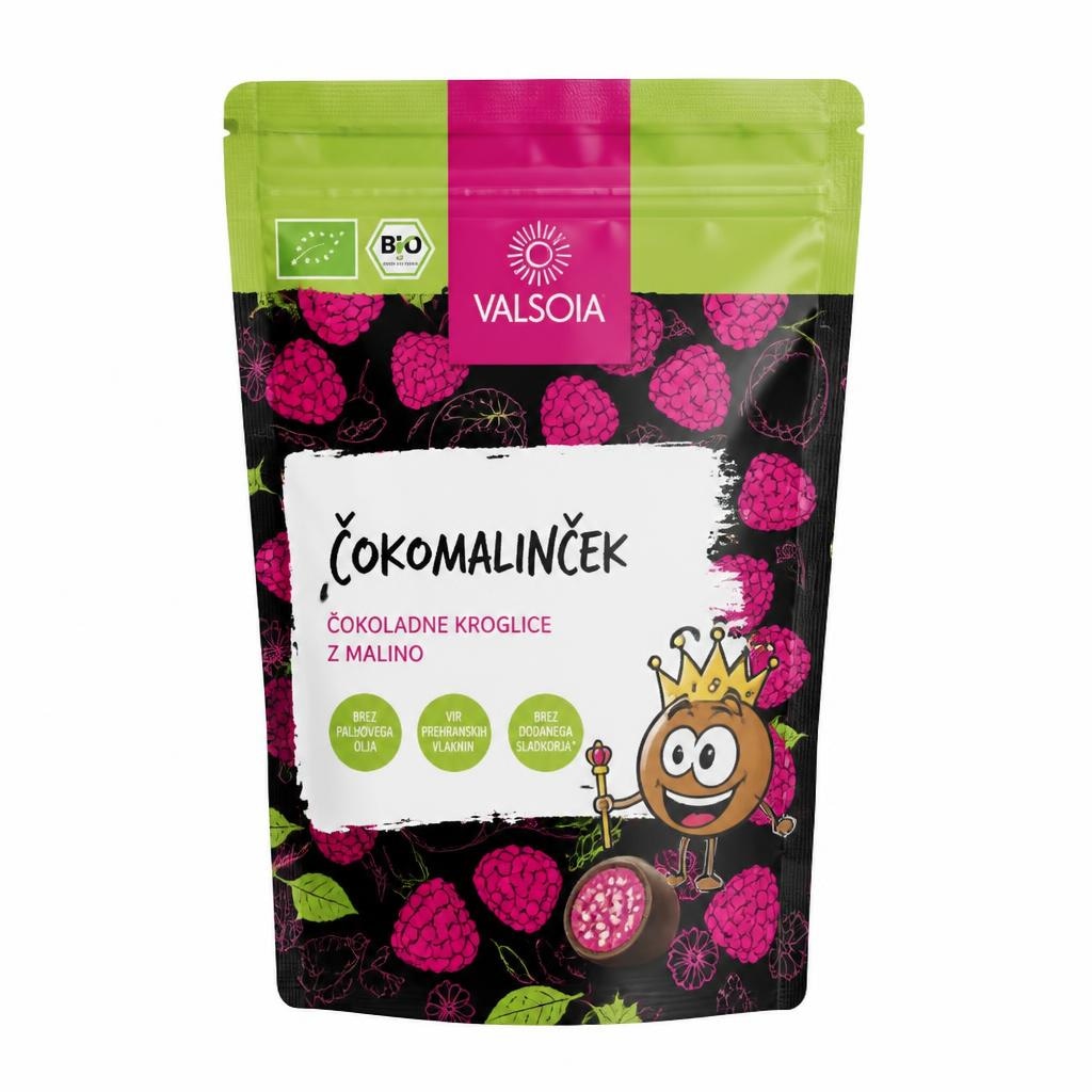 Bio Čokomalinček Malinca 400 g Akcija v trgovini Mercator