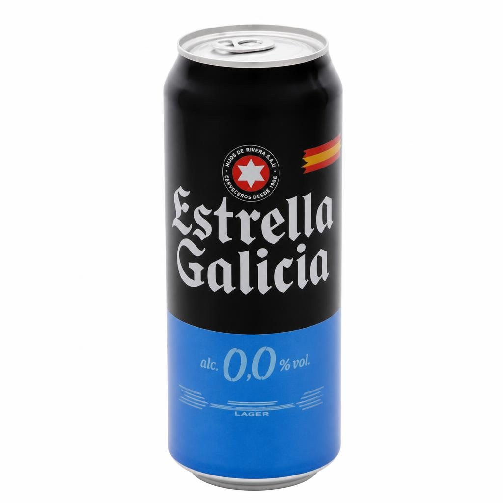 Svetlo pivo Estrella Galicia 0,33 l - Akcija v trgovini E.Leclerc