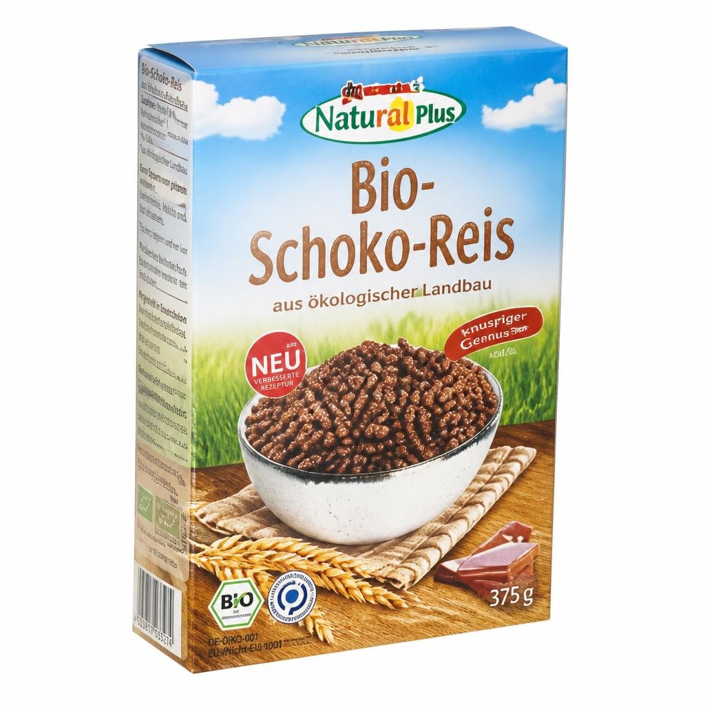 Bio riževi kosmiči čokolada 375 g Natur pur Akcija v trgovini Spar