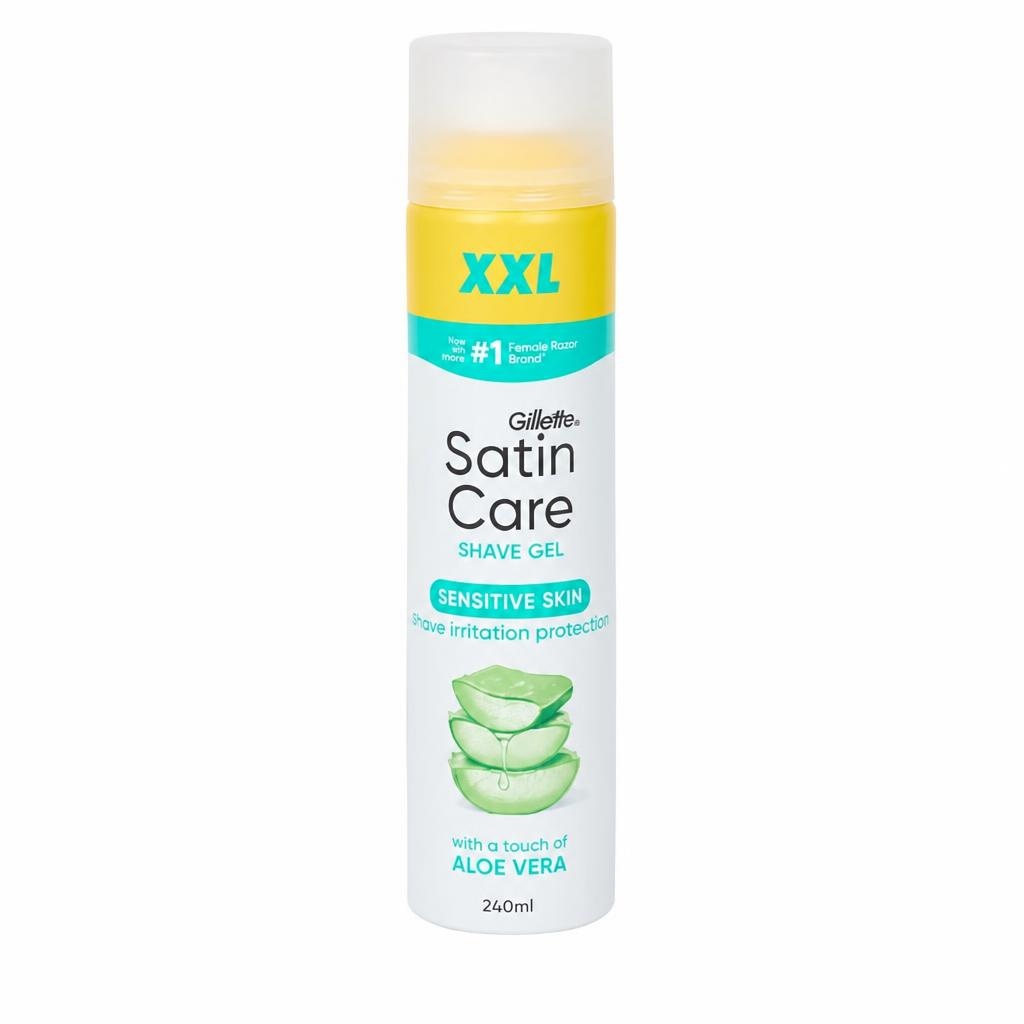 Gillette Satin Care gel za britje Sensitive 240 ml Akcija v trgovini Action
