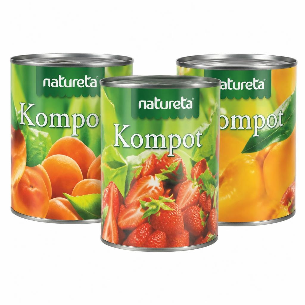 Kompot Natureta Akcija v trgovini Tuš