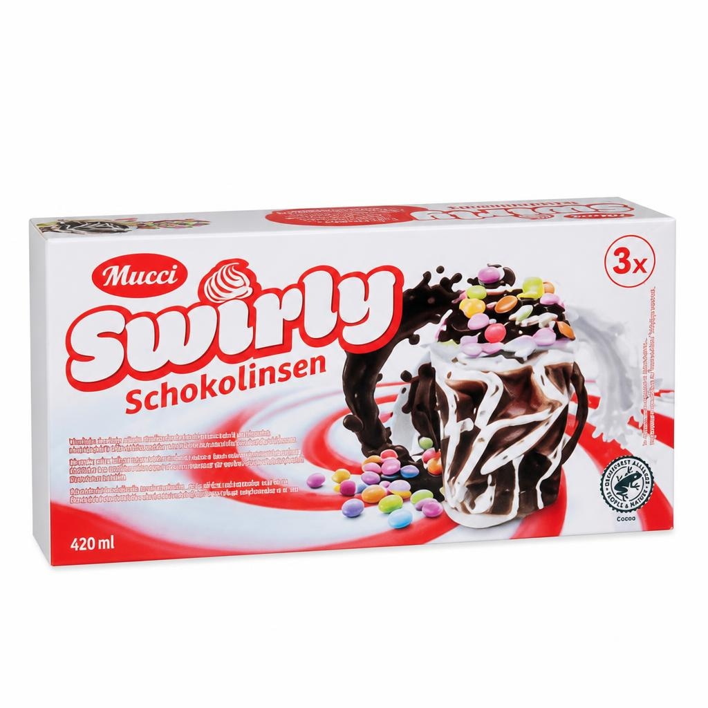 Mucci Swirly sladoled 420 ml Akcija v trgovini Hofer