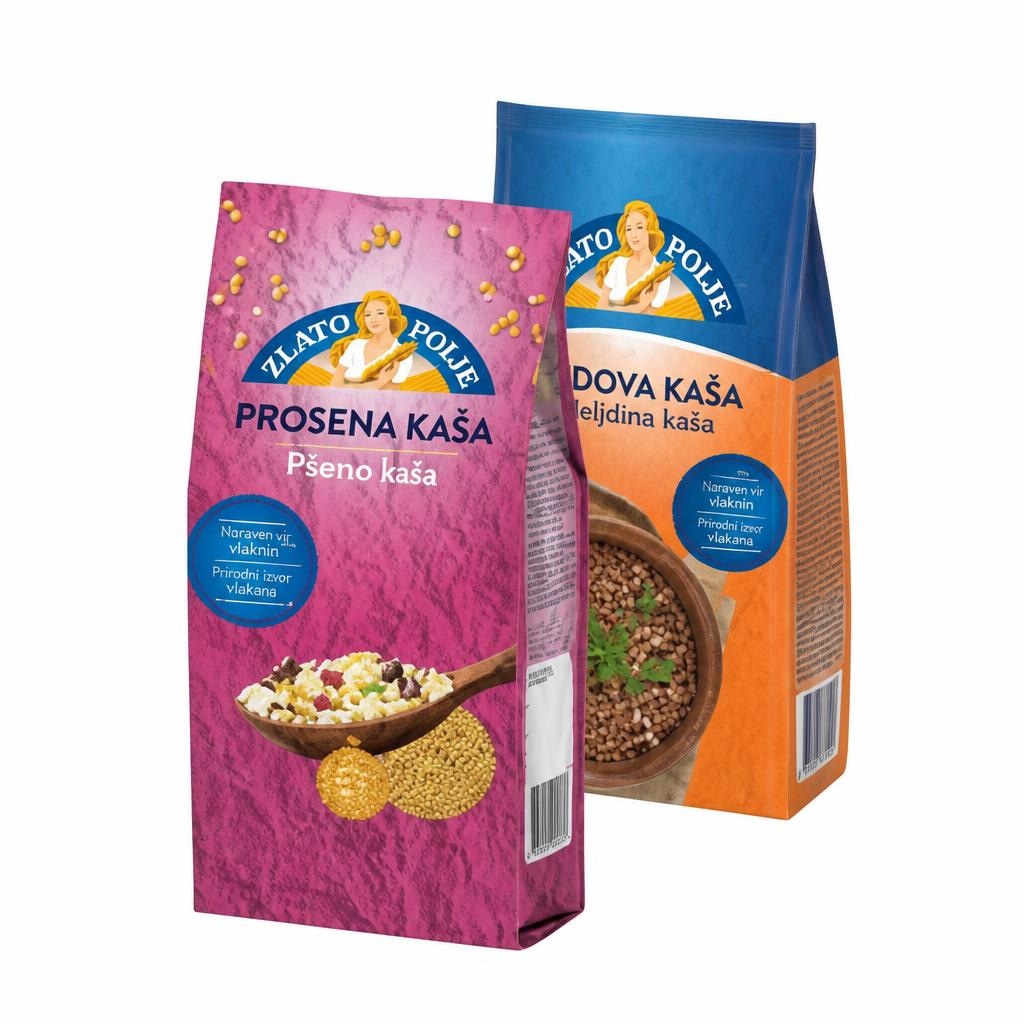 Prosena ali ajdova kaša Zlato polje 500 g - Akcija v trgovini Mercator