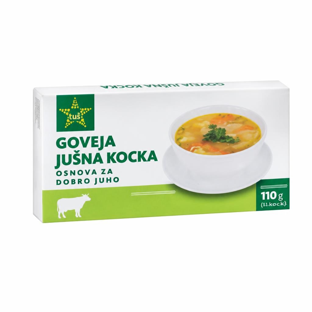 Goveja Jušna Kocka 110 g - Akcija v trgovini Tuš