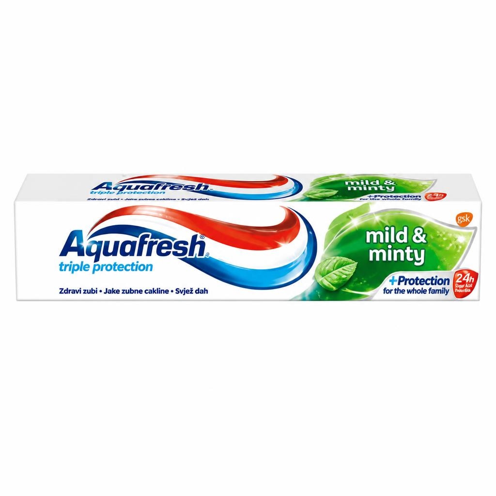 Aquafresh Zobna pasta 75 ml - Akcija v trgovini Tuš