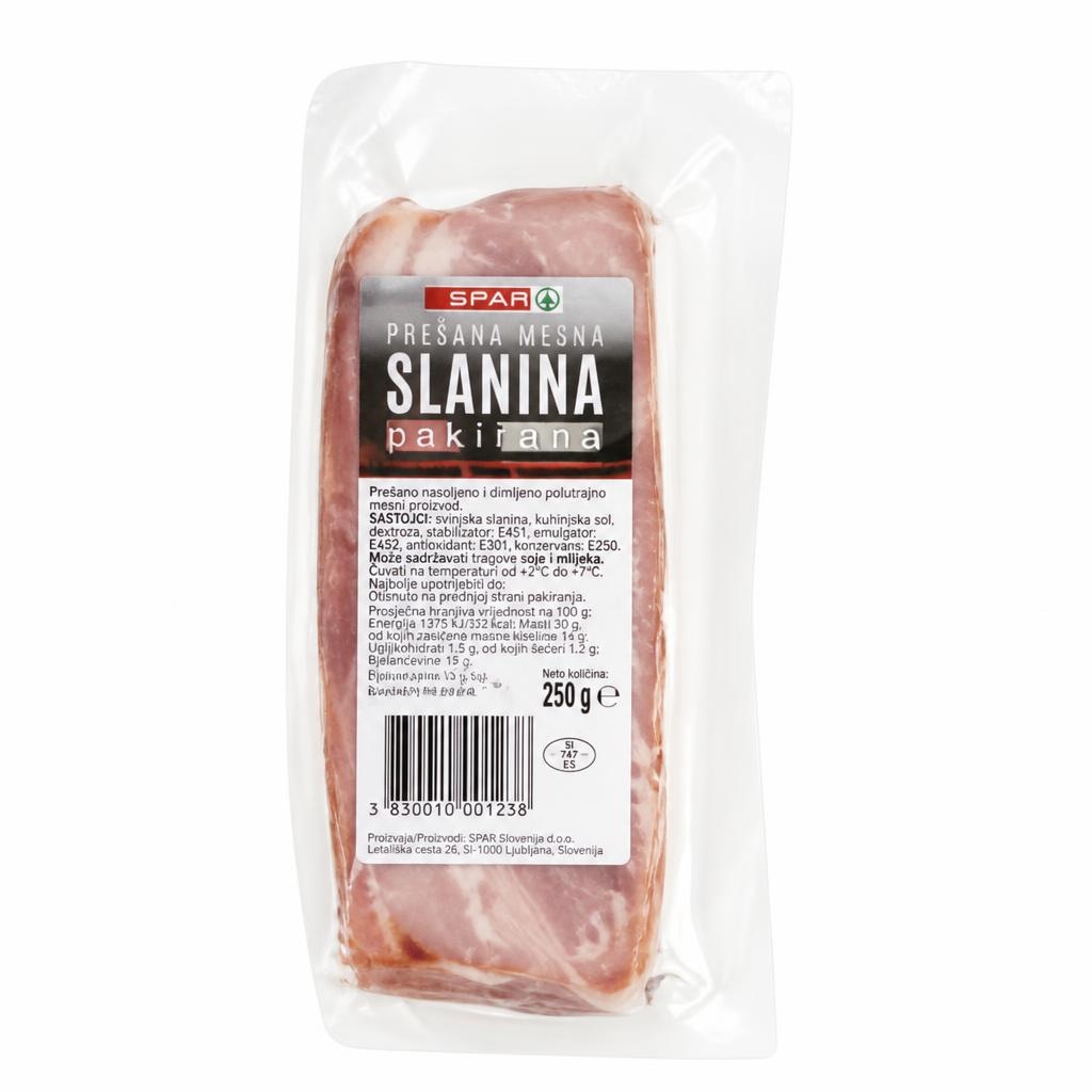 SPAR Prešana mesna slanina 390 g Akcija v trgovini Spar