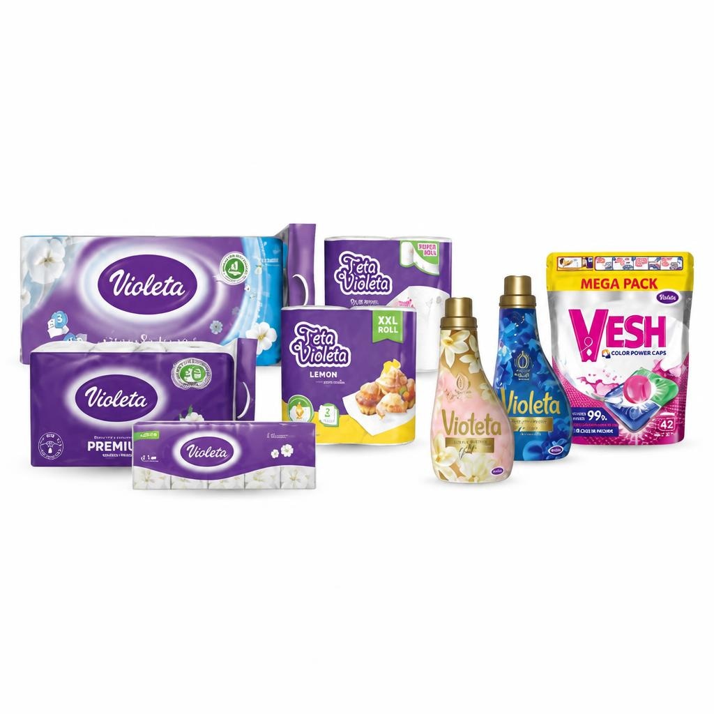 Izbrani izdelki Violeta - Akcija v trgovini Mercator