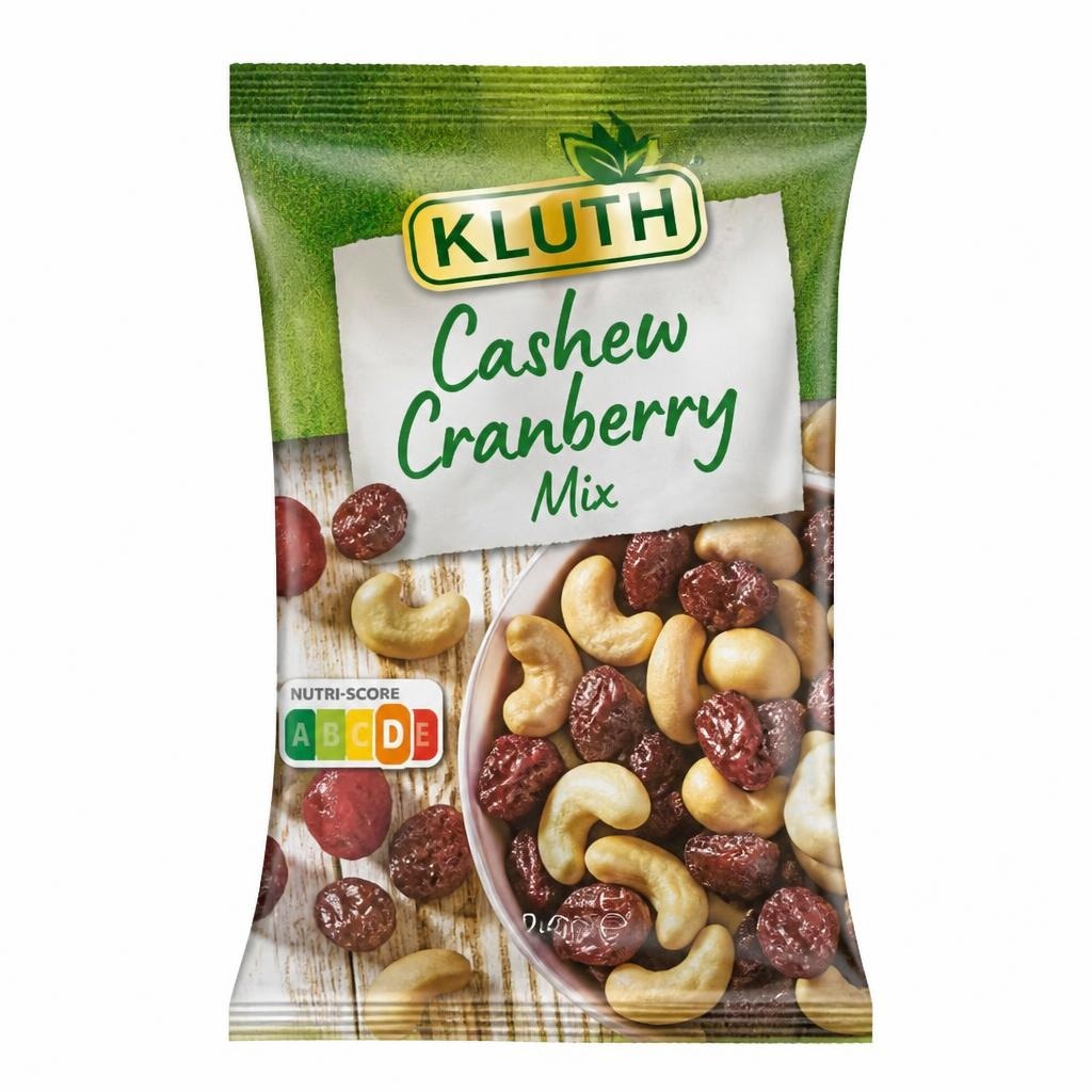 Kluth Cashew Cranberry Mix 150 g Akcija v trgovini Kompas Shop