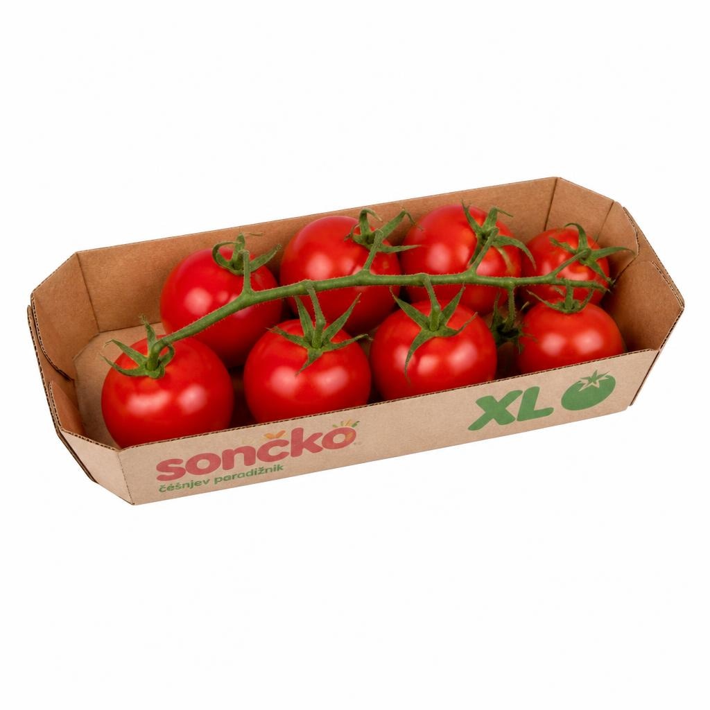 Češnjev paradižnik Sončko 250 g Akcija v trgovini Tuš