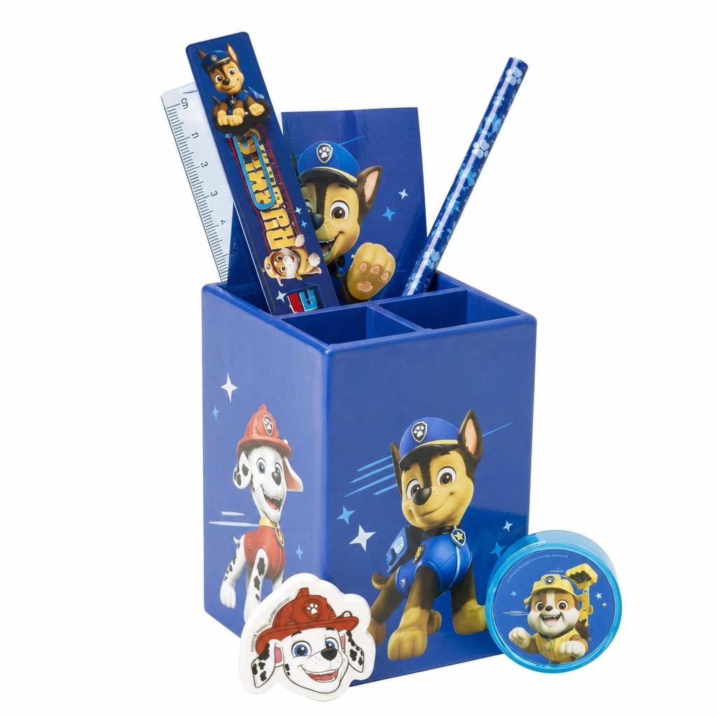 Stojalo za pisala Paw Patrol, 7-delni komplet 7-delni komplet - Akcija v trgovini Kik