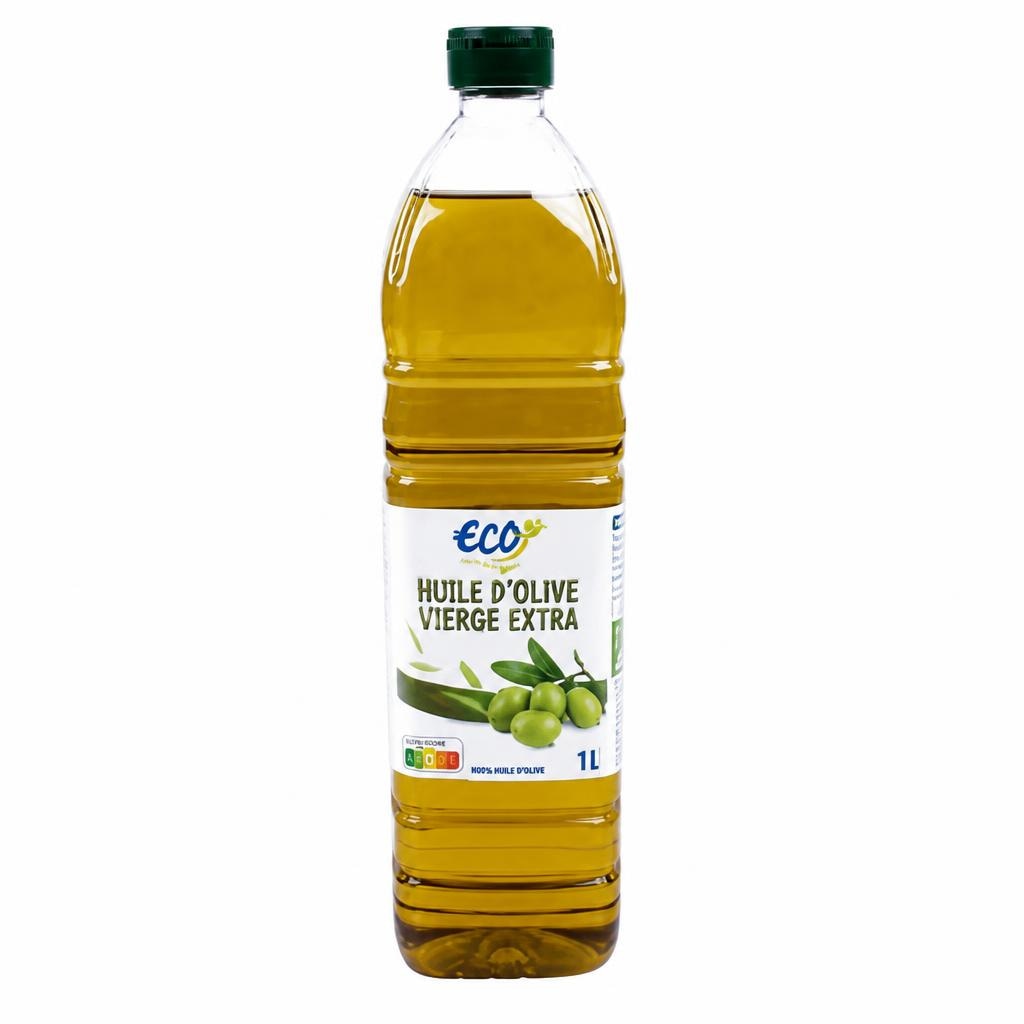 Ekstra deviško oljčno olje 1 l ECO+ Akcija v trgovini E.Leclerc