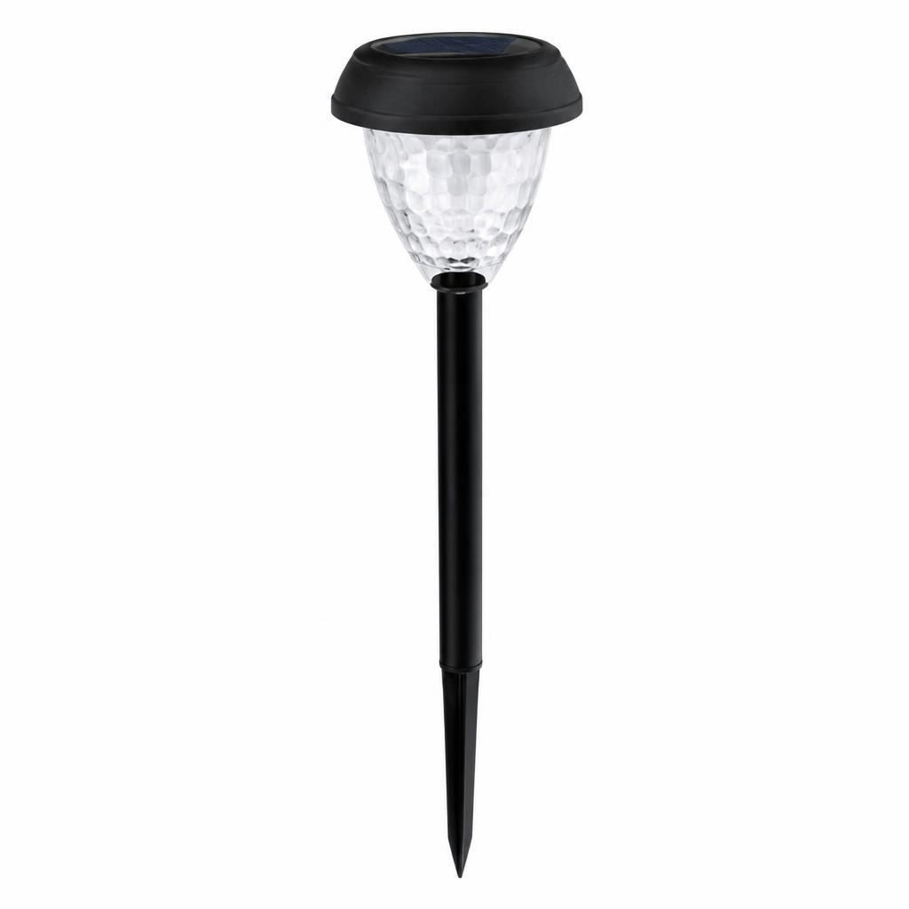 Solarna LED svetilka (tanka, črna) 0,06 W, Ø 7,2 x v 39,5 cm - Akcija v trgovini Bauhaus