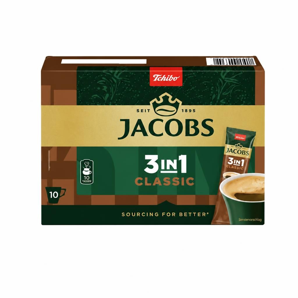 Jacobs 3in1 Classic instant kava 10 x 12 g - Akcija v trgovini Mueller