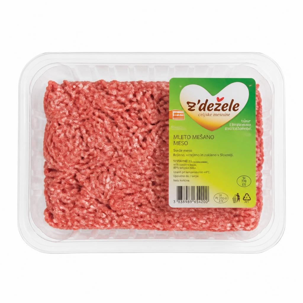Mleto mešano meso 1 kg Akcija v trgovini Tuš