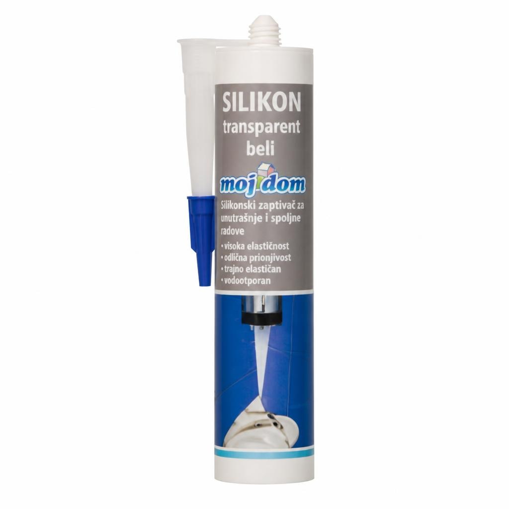 Silikon transparent 280 mL moj dom - Akcija v trgovini Jager