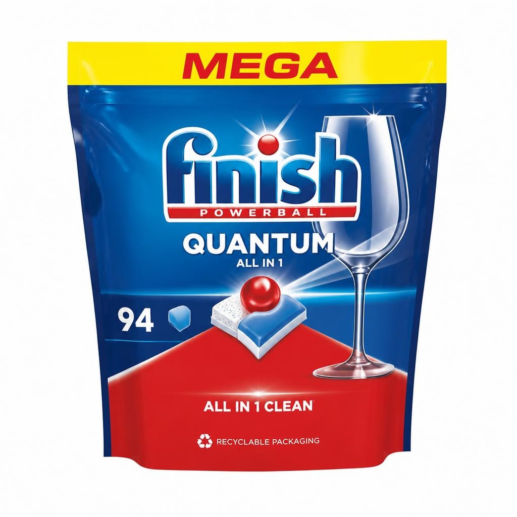 Tablete za strojno pomivanje posode Finish 94 tablet, 72 tablet ali 60 tablet - Akcija v trgovini E.Leclerc