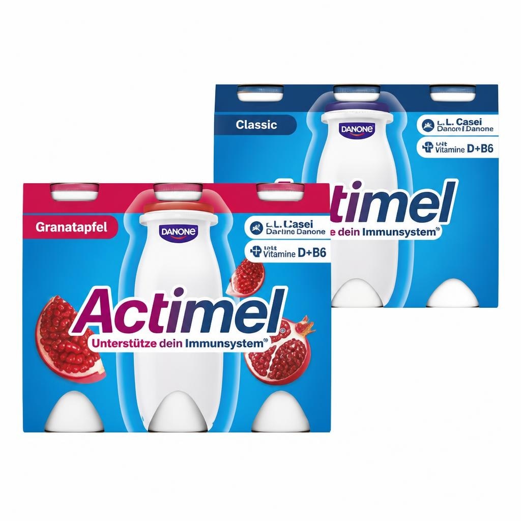 Actimel jogurtov napitek 6 x 100 g ali 10 x 100 g DANONE Akcija v trgovini Tuš