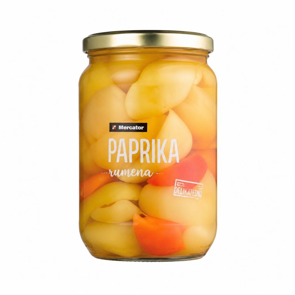 Paprika rumena Mercator 670 g Akcija v trgovini Mercator