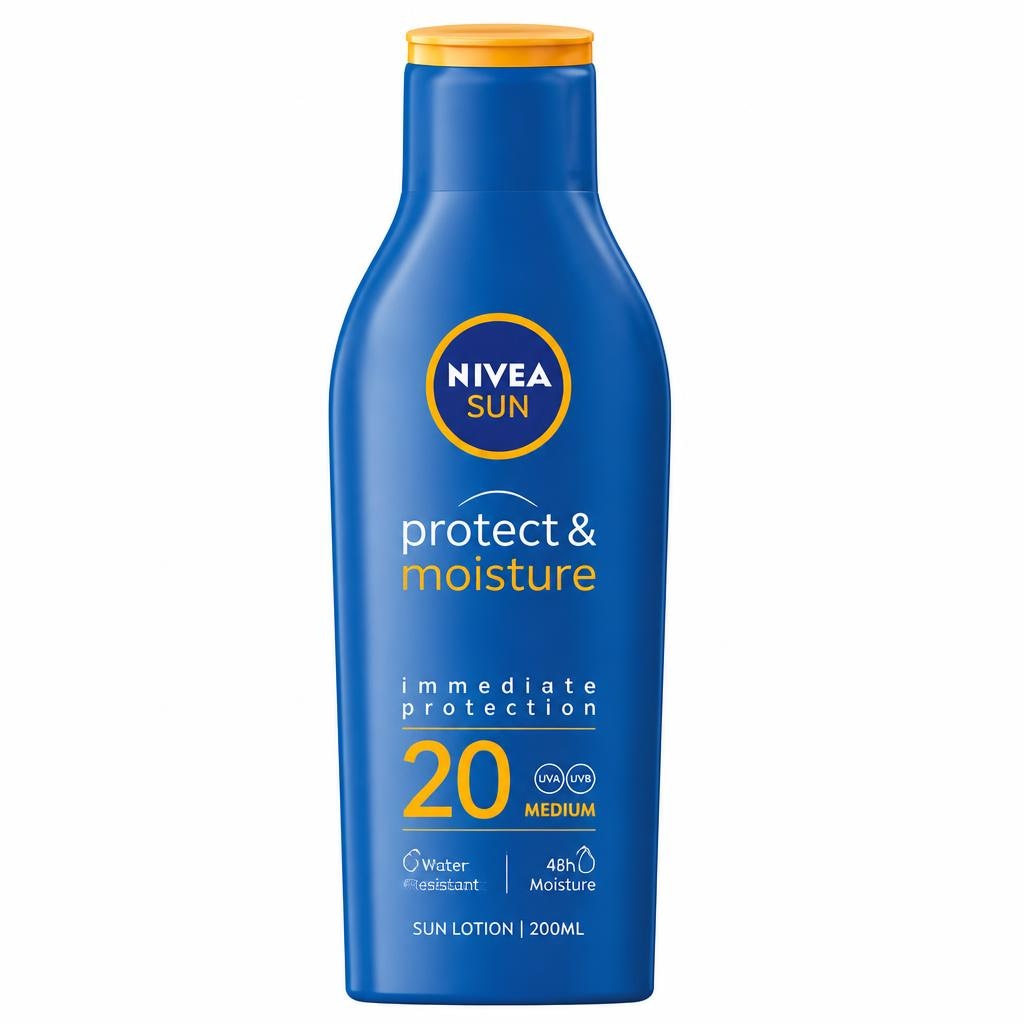 NIVEA SUN Vlažilni losjon za zaščito pred soncem ZF 20 200 ml - Akcija v trgovini Lidl