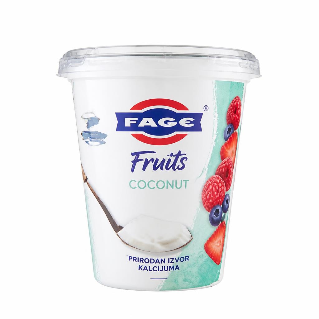 Grški jogurt Fruits Fage 380 g - Akcija v trgovini E.Leclerc