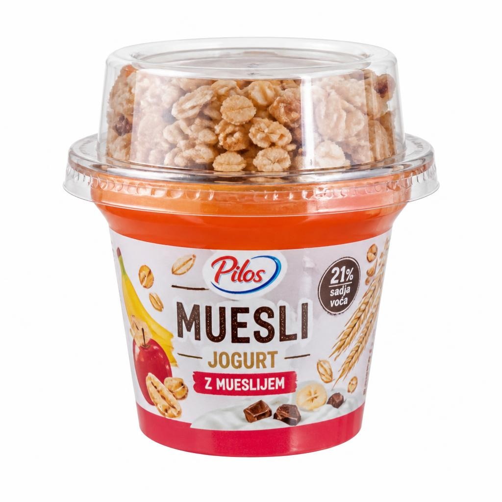 Pilos sadni jogurt z mueslijem 215 g Akcija v trgovini Lidl