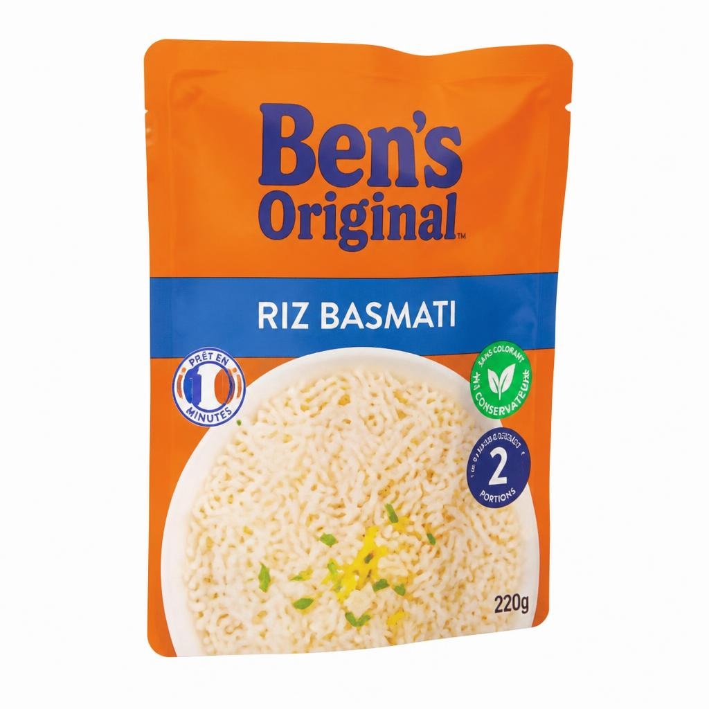 Riž Ben's Original Basmati 220 g Akcija v trgovini E.Leclerc