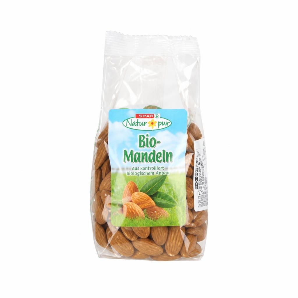 Natur pur Bio mandlji 200 g Akcija v trgovini Spar