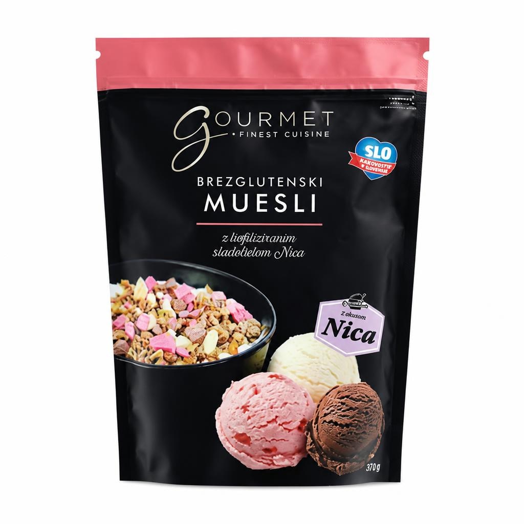 Gourmet Finest Cuisine Muesli z Nica 370 g Akcija v trgovini Hofer
