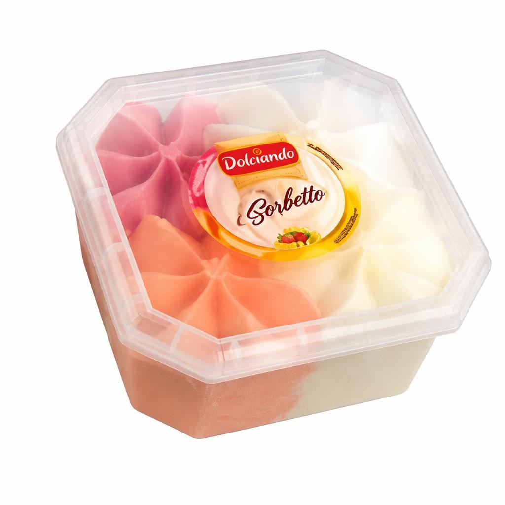 Dolciando Sladoled okusi v banjici, sorbet 1 kg - Akcija v trgovini Eurospin