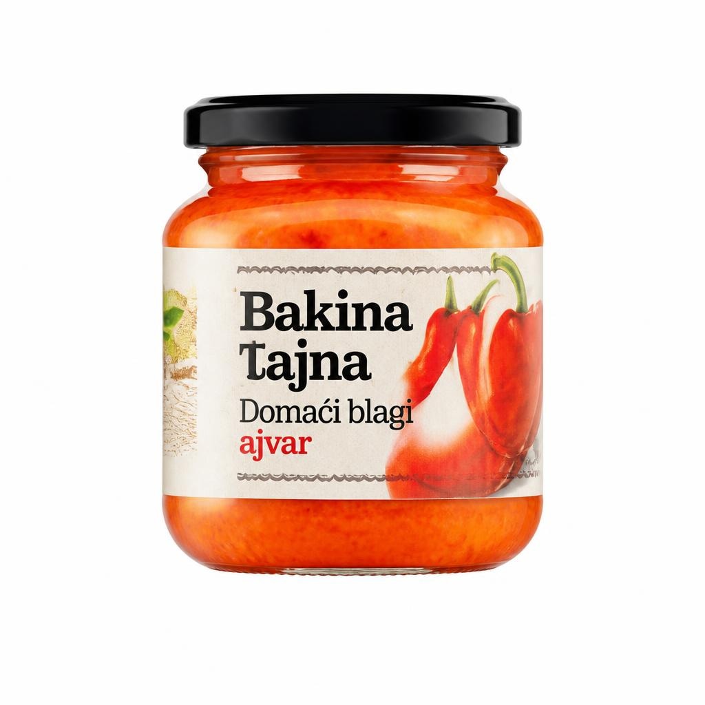 Ajvar Bakina tajna 300 g Akcija v trgovini Mercator