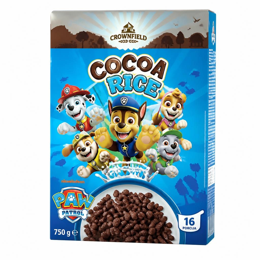 Crownfield kosmiči 750 g Akcija v trgovini Lidl