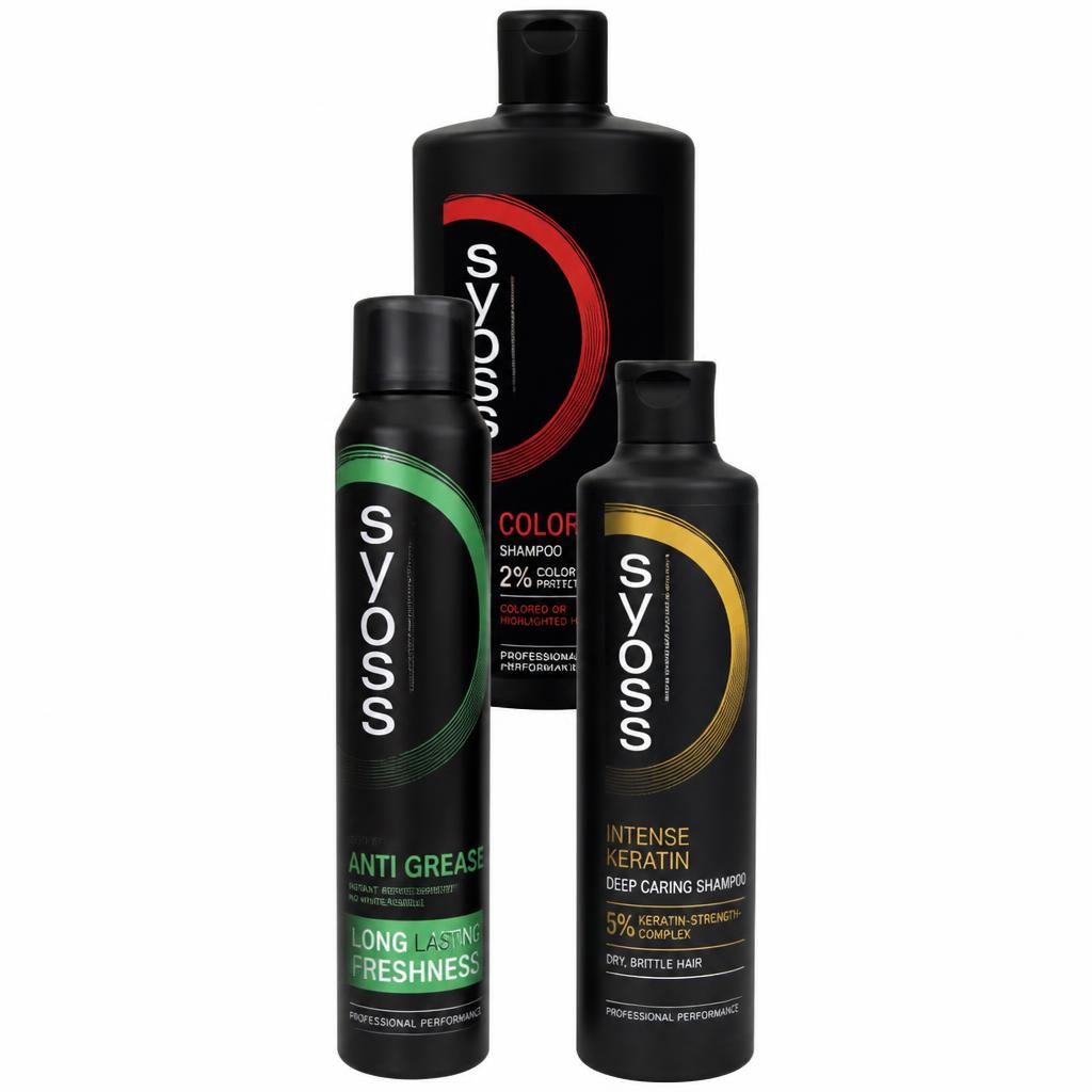 Šampon ali regenerator za lase Syoss ali suhi šampon za lase Syoss 440 ml ali 250 ml ali 200 ml Akcija v trgovini E.Leclerc