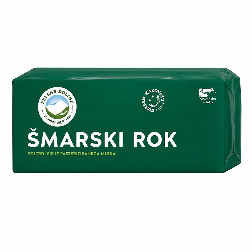 Sir Šmarski Rok 1 kg ZELENE DOLINE Akcija v trgovini Spar