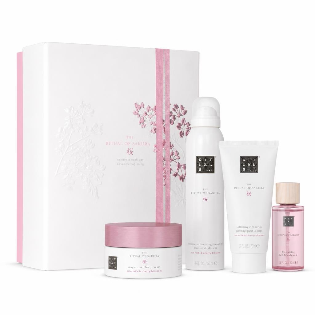 Rituals The Ritual of Sakura set 200 ml + 150 ml + 150 ml - Akcija v trgovini Kompas Shop