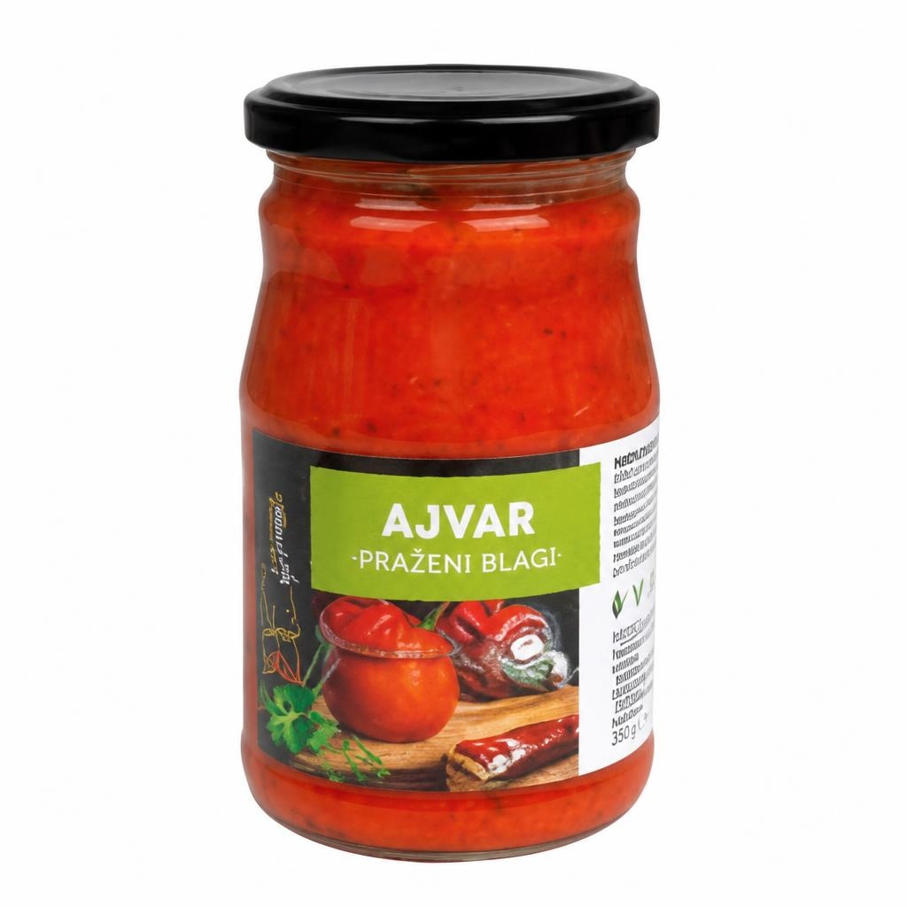 Praženi blagi ajvar 360 g Tuš - Akcija v trgovini Tuš