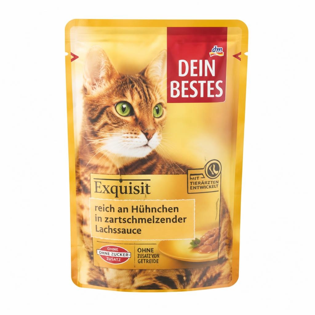 DEIN BESTES Exquisit popolna hrana 85 g - Akcija v trgovini Dm