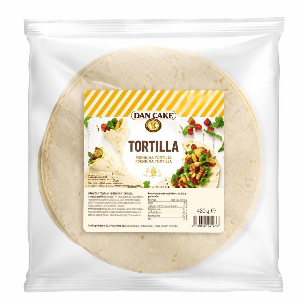 Pšenična tortilja Dan cake 480 g Akcija v trgovini Jager