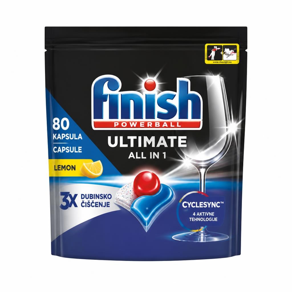 Finish detergent v kapsulah od 72/1 do 100/1 Akcija u trgovini Tuš