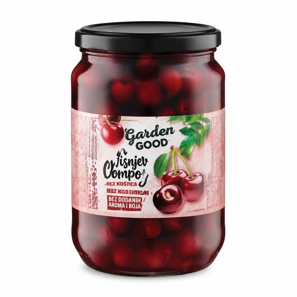 Višnjev kompot Garden Good 680 g Akcija v trgovini Mercator