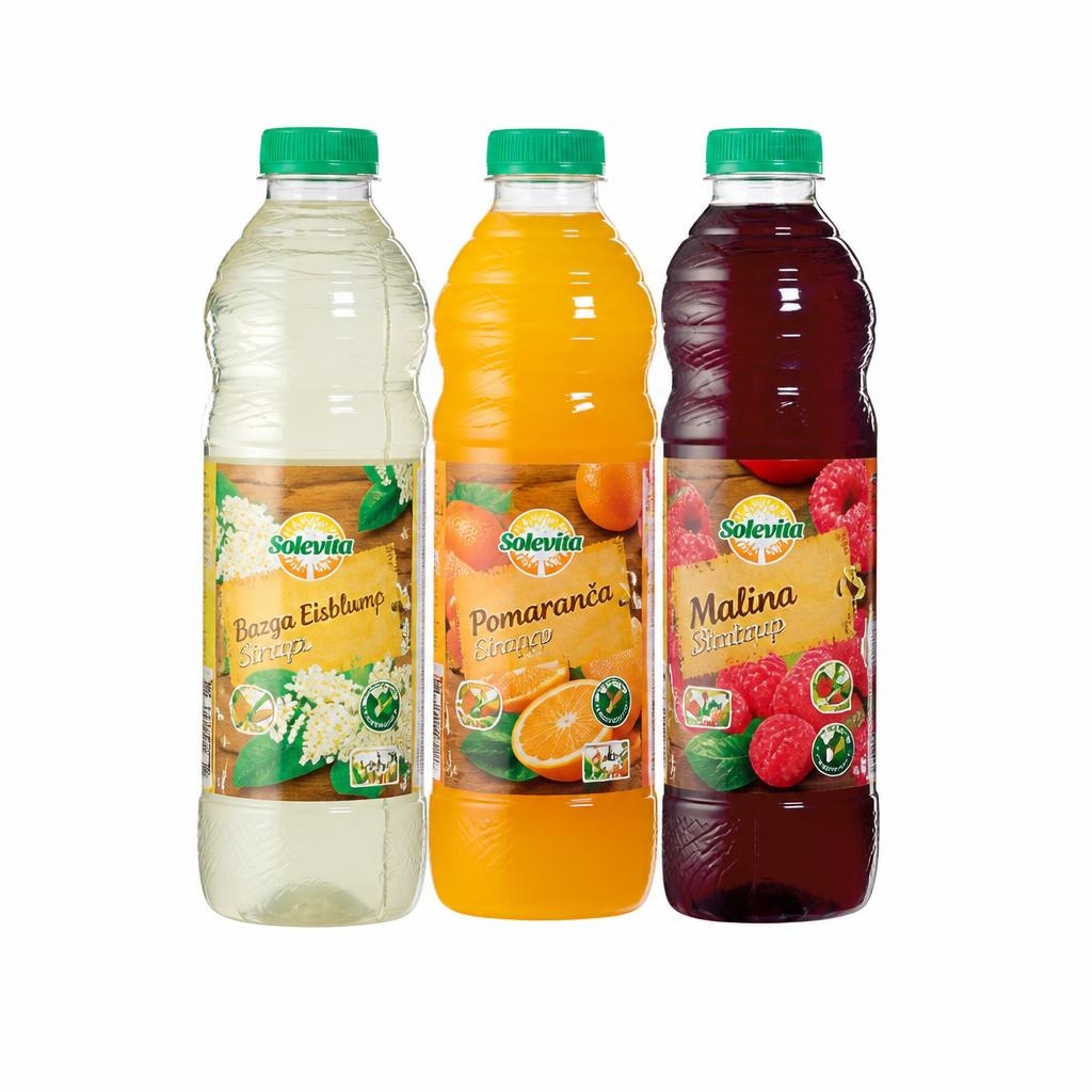 Solevita izbrani sirupi Akcija v trgovini Lidl