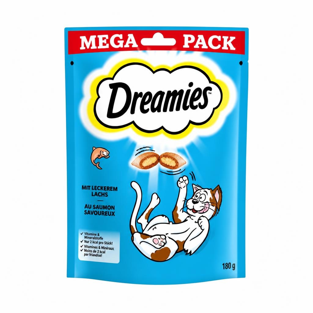 DREAMIES prigrizek za mačke 180 g - Akcija v trgovini Mueller