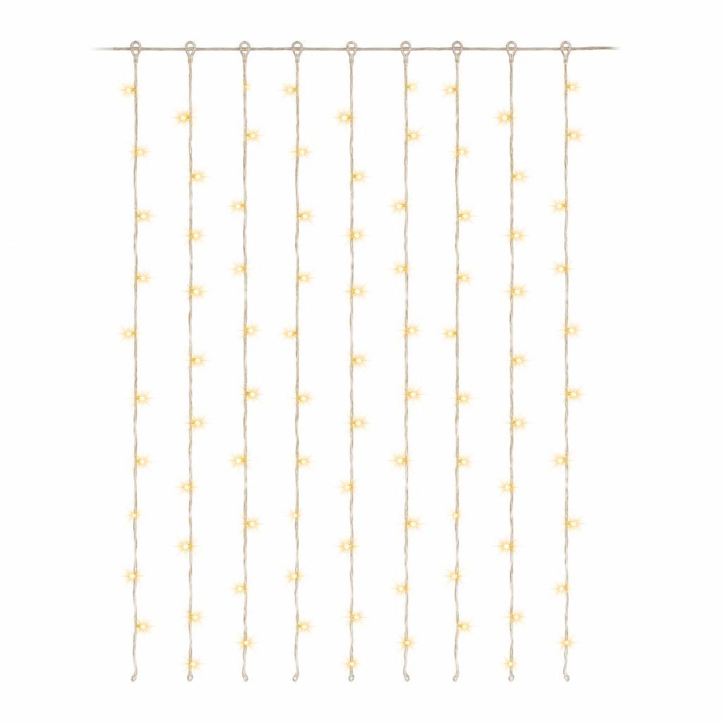 LED svetlobna zavesa 120 lučk, 140 x 120 cm Akcija v trgovini Bauhaus