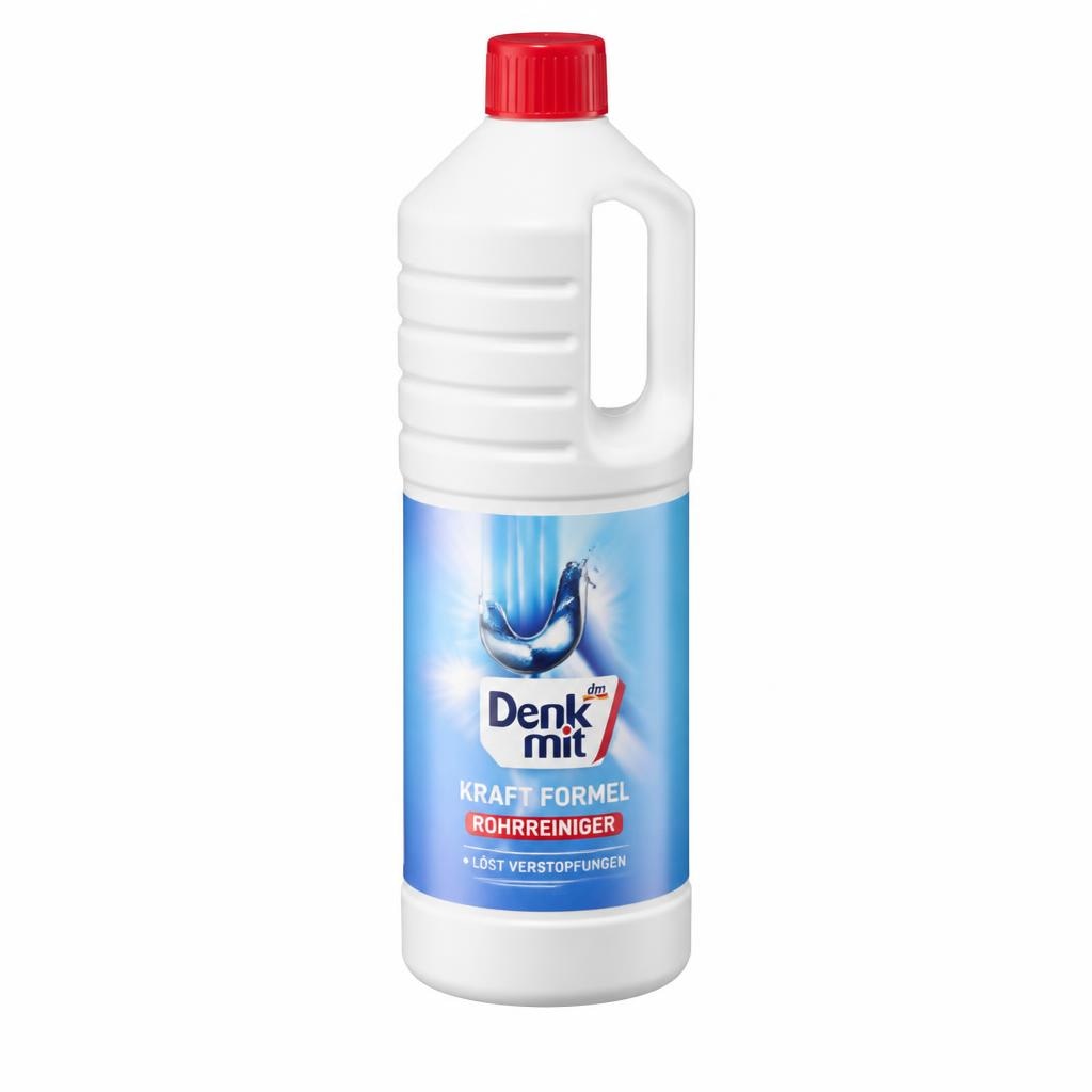 Denkmit Kraft Formel sredstvo za odmaševanje odtokov 1 l Akcija v trgovini Dm