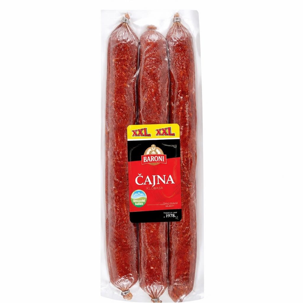 Baroni čajna klobasa 750 g + 150 g gratis Akcija v trgovini Lidl